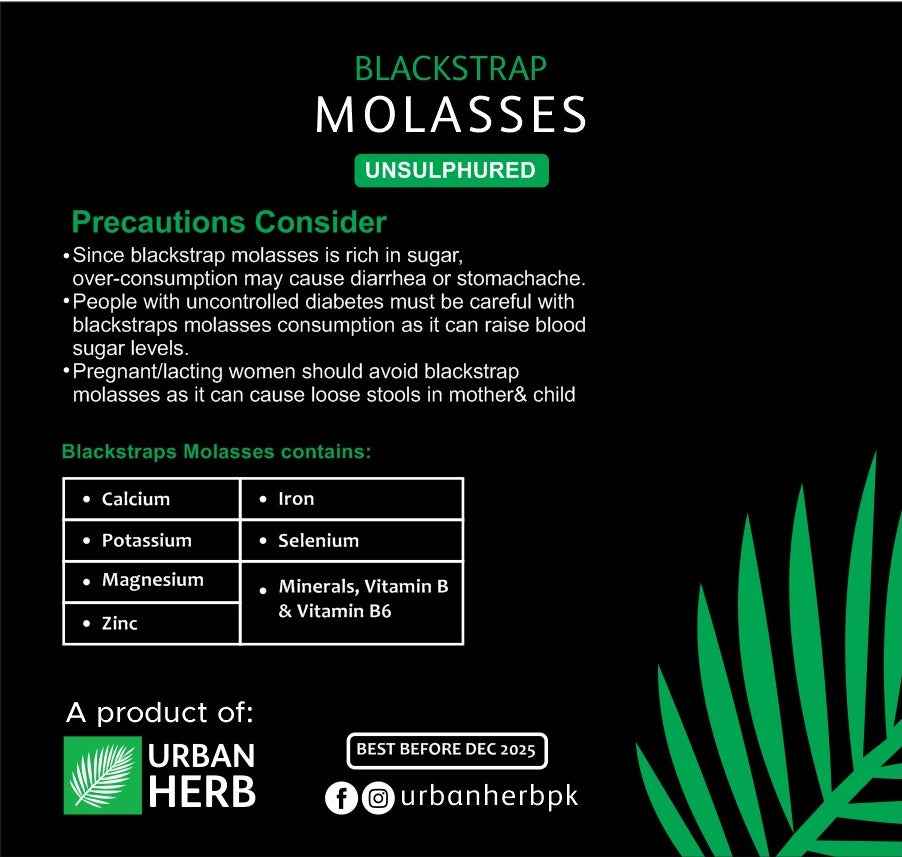 Blackstrap Molasses - Fruit Nectar - (Super Human Strength) for Male / Female & Kids